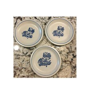 Lot of 3 Pfaltzgraff Yorktowne Stoneware Dessert Salad Bread Butter Plates